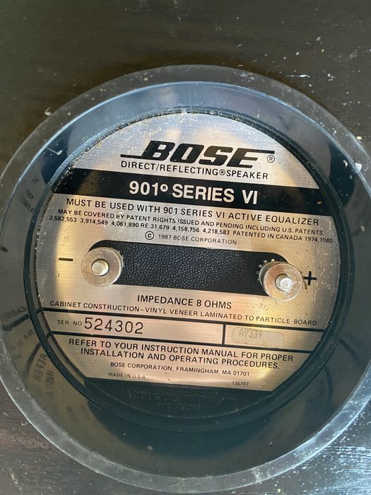 Bose 901 Series VI