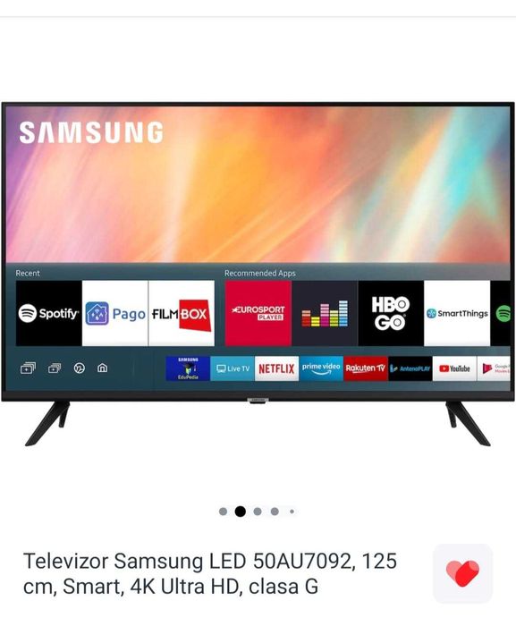 TV SIGILAT / Samsung LED Crystal Ultra HD 4K Smart 50" – 125 cm