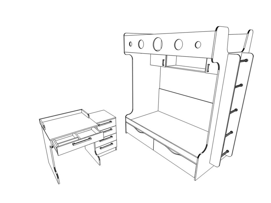 Продаётся 2-х ярусная кровать.