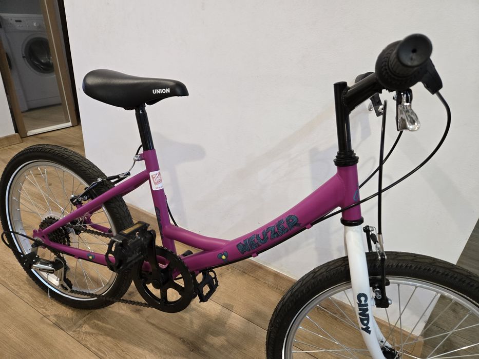 Bicicleta Copii NEUZER CINDY REVO - 20'' - 6s.- MagentaMatt/Alb