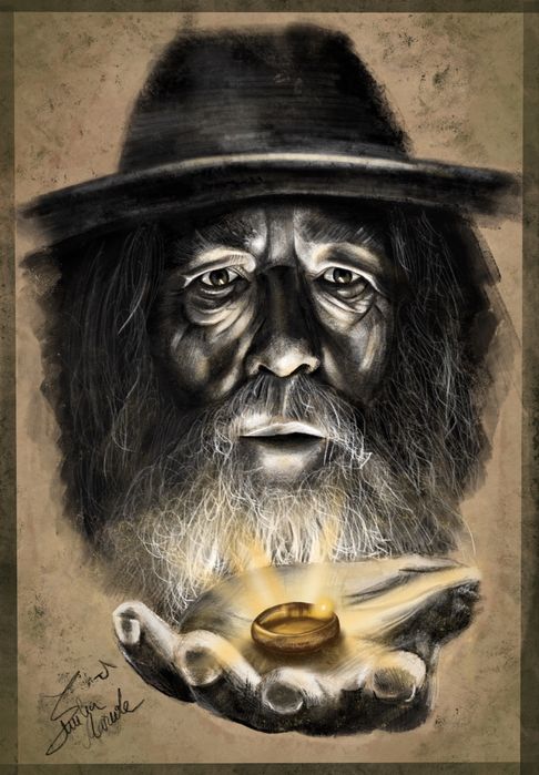 Portrete in creion si grafit alb