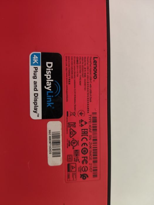 Lenovo ThinkPad Hybrid USB-C with USB-A Dock