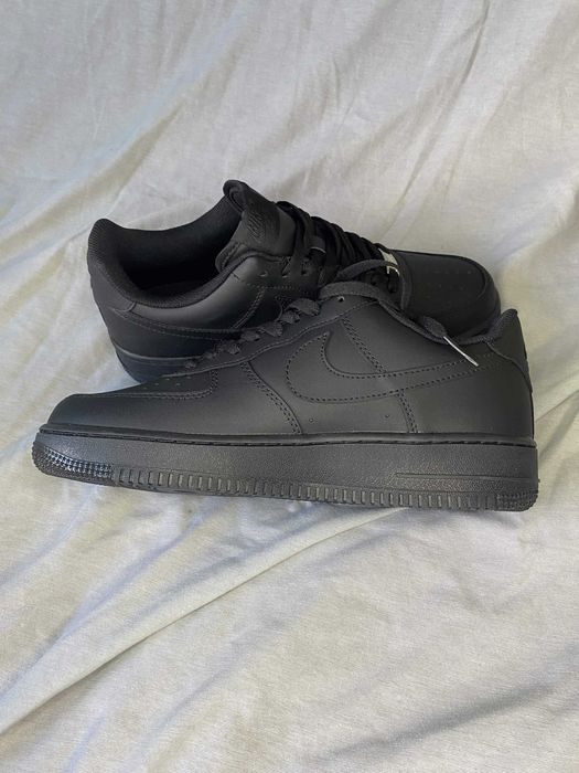 Nike Air Force 1 White and Black Оригинални