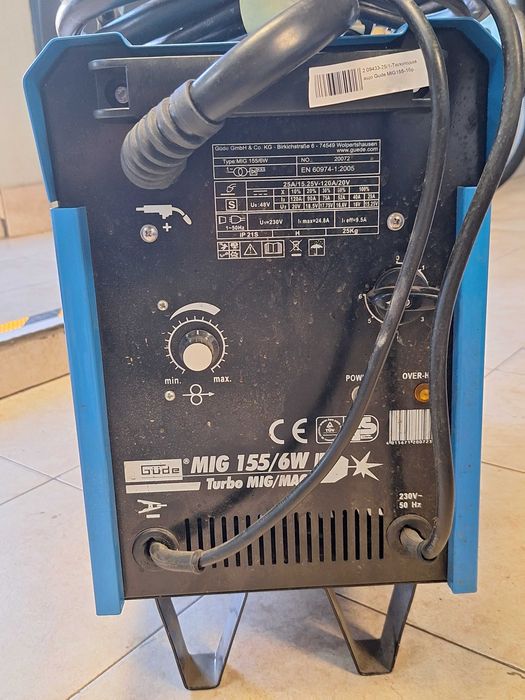 Телоподаващо Gude MIG 155/W