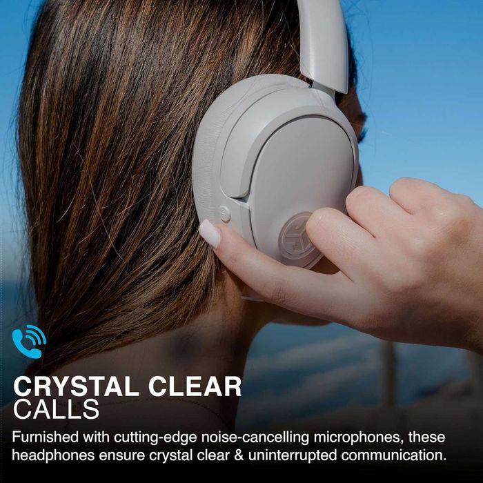 Безжични слушалки JLab JBuds LUX ANC (70+ часа батерия) - Бели