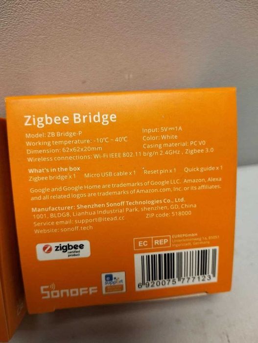 Смарт хъб за осветление SONOFF ZBBridge PRO Интелигентен Zigbee мост за централно управление