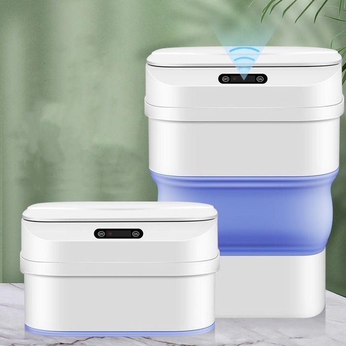 Сгъваемо Smart кошче за боклук със сензор за кухня и баня