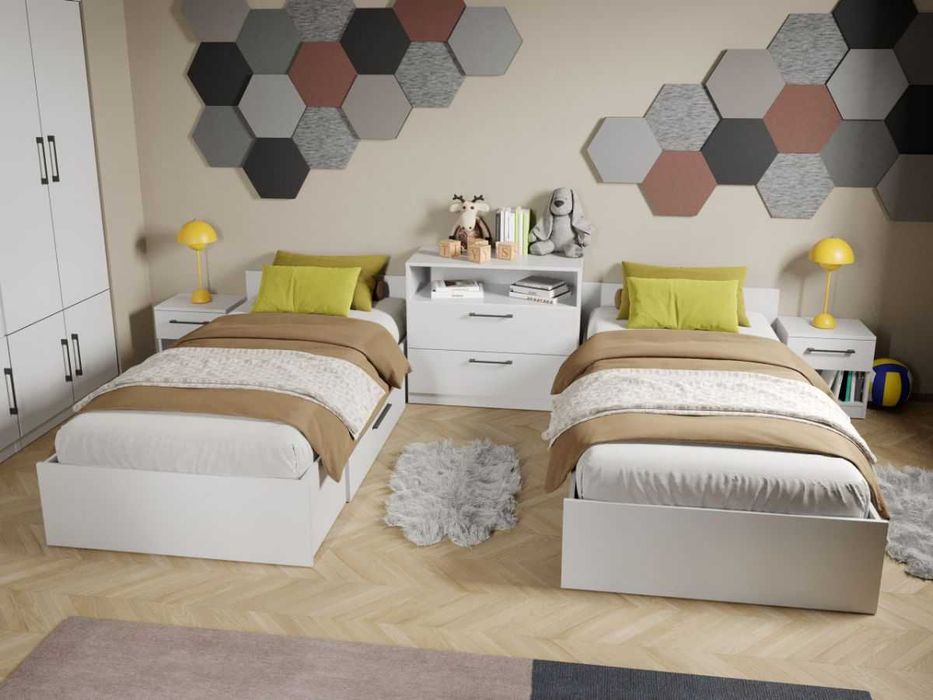 Set Mobila Dormitor Tineret Mihai C19 - Transport Gratuit in 4-10 zile