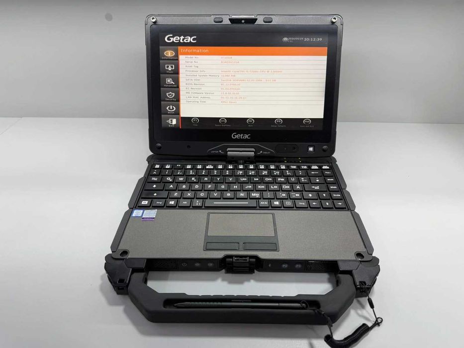 Laptop SH GETAC v110 g4 Fully Rugged i5-7200U SSD 512Gb 16GB Ram diagnoza auto touchscreen
