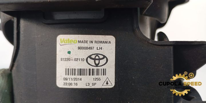 Proiector stanga 81220-02110 Toyota Avensis 3 T27 [facelift] [2011 -