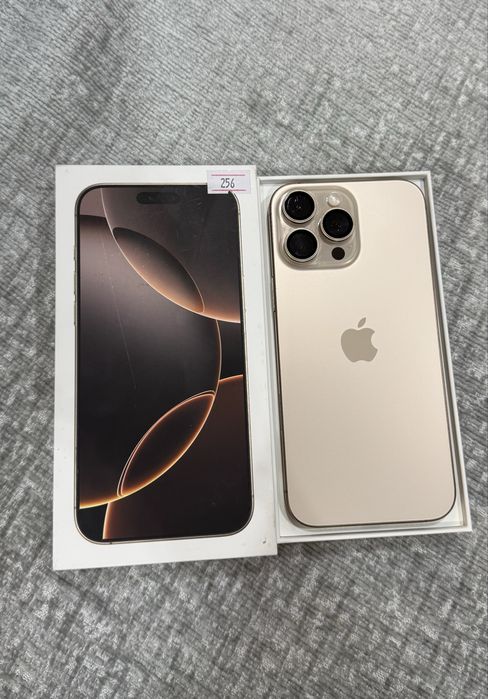 Iphone 16 pro max, 256 gb, 100%