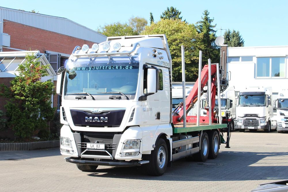 MAN 6x4 forestier transport busteni