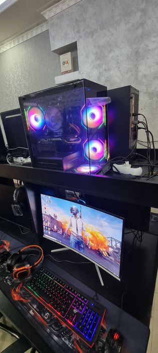 i5-12490F 12- поколени/ RTX 2060 / ОЗУ 16ГБ/ SSD 756GB/ Кейс аквариум