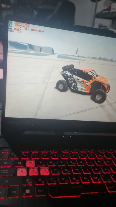 Asus tuf fx506hf /2023 / i5 11400h - rtx 2050 70w