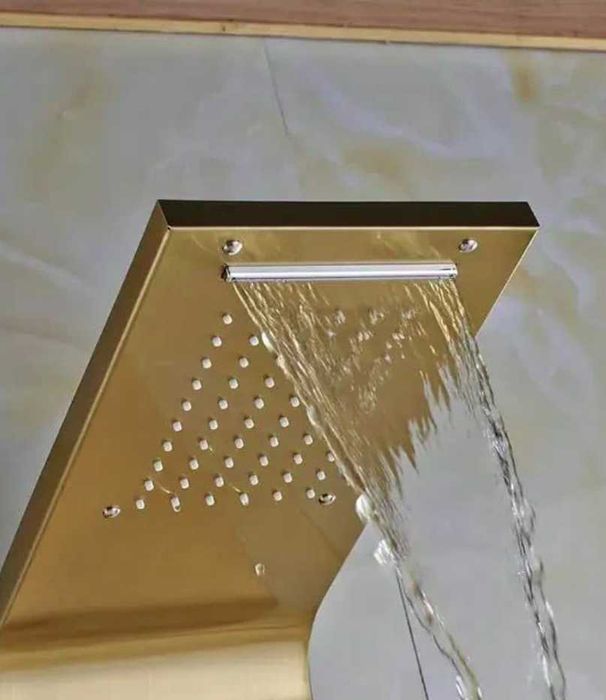 Panou dus hidromasaj inox 5 functii (Auriu sau Chrome)