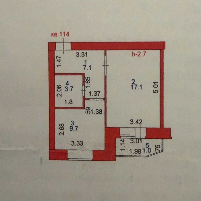 Продам 1 комнатную квартиру в Астане
