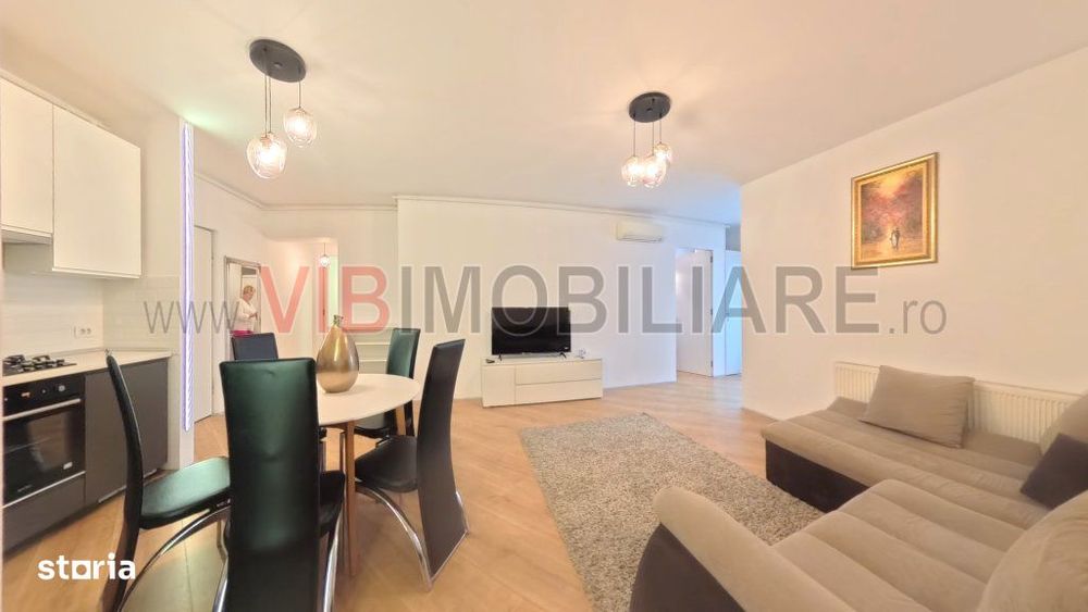 Pipera Plaza  - Four City North - 3 camere mobilat / utilat - cu parca