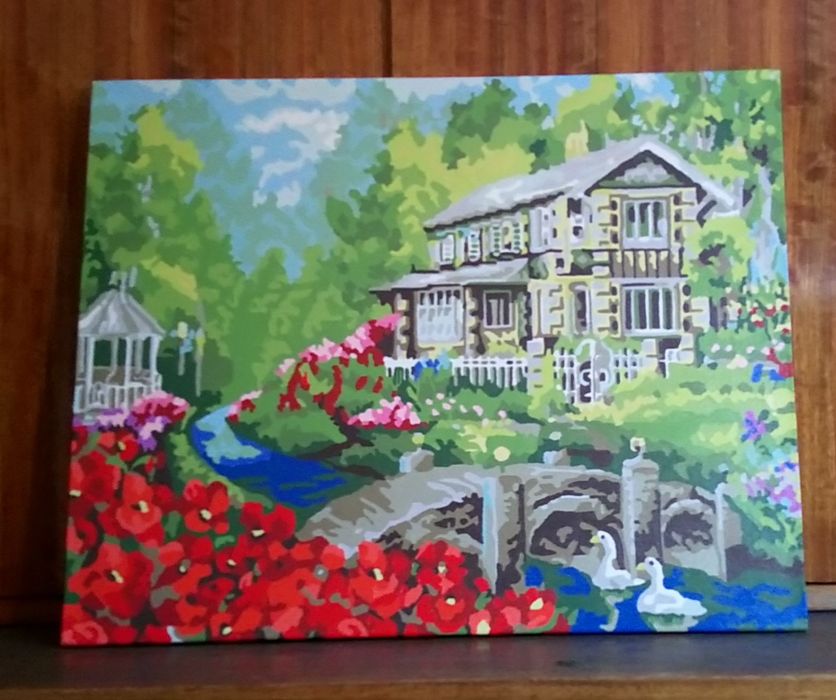 Картины по номерам. Готовые.