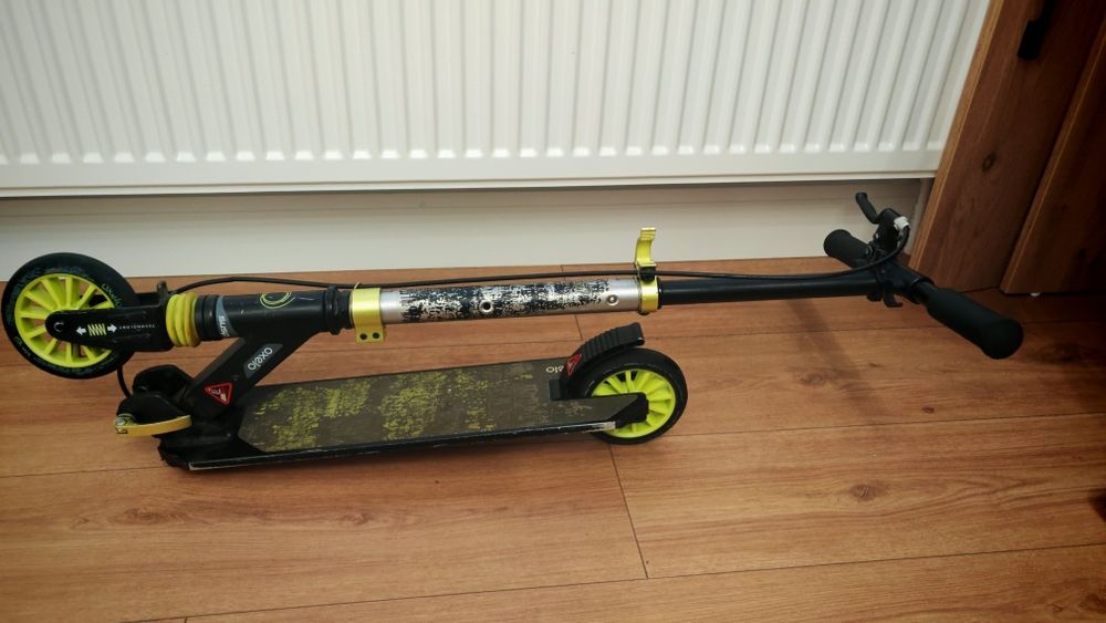 Trotinetă Mid 7 oxelo verde pliabilă copii