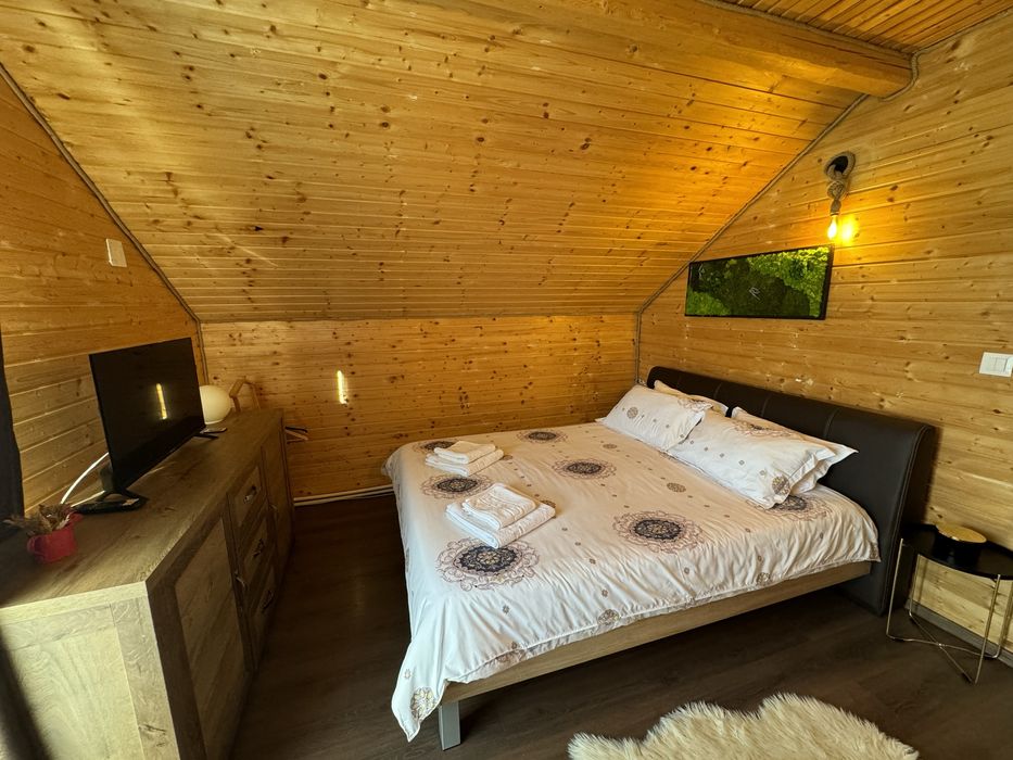Cabana de inchiriat cu ciubar si sauna