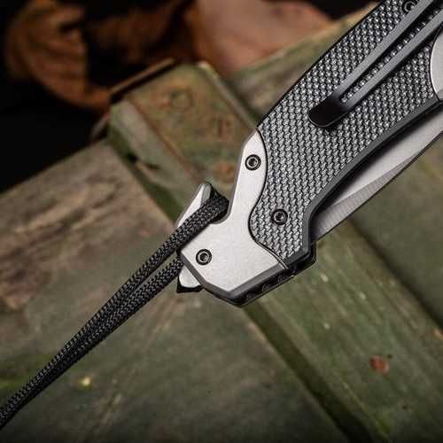 Cutit Pliabil multifuncțional, tip Briceag, Cu Blocare Lama, 23 cm