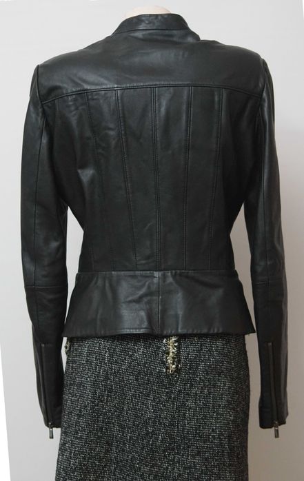 Geaca din piele naturala Hugo Boss marimea M