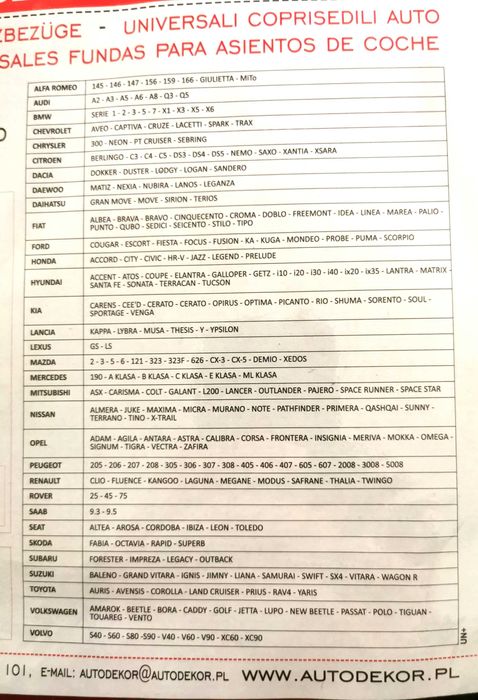 Huse auto Confort bej+negru