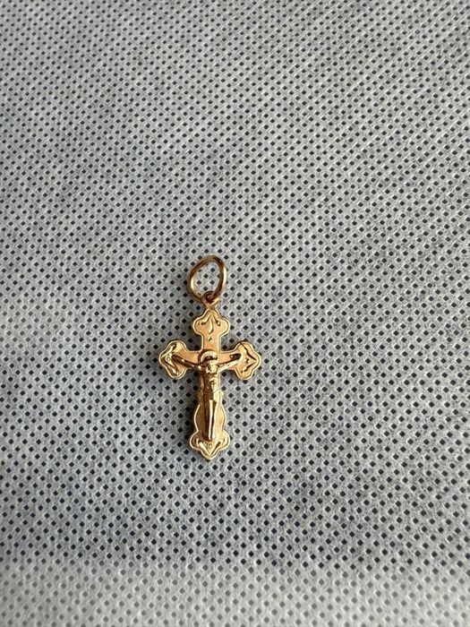 Крест золотой 585 проба