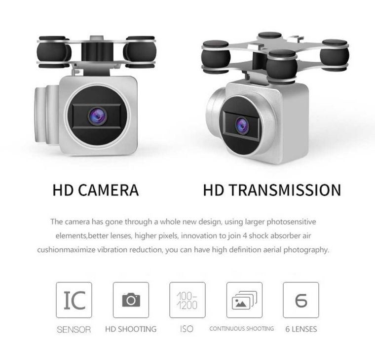 Дрон за правене на видео и снимки DRON HJMAX 4K FPVс камера