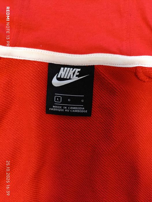 Nike Large Logo Print Drawstring''оригинално мъжко горнище Л размер