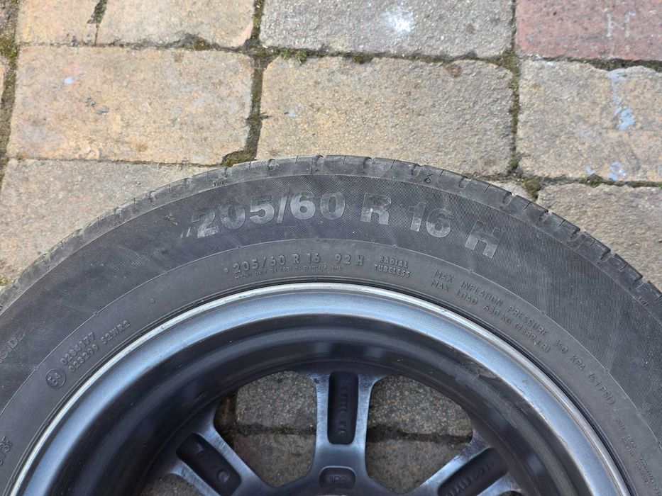 Set Roti Vara cu JANTE ORIGINALE Ford Ecosport din ALIAJ 16 inch + Senzori presiune + Cauciucuri Vara Continental