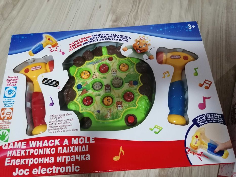 Музикална игра с чукове + мозайка