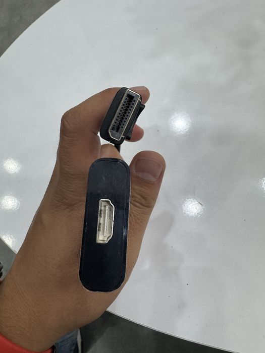 Переходник DisplayPort → HDMI (DP male → HDMI female), рабочий