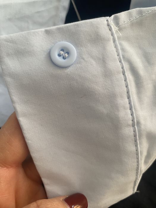 Рубашка голубая хлопок 100%