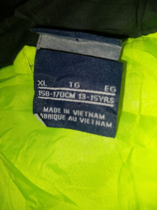 Geaca nike neagru/verde neon