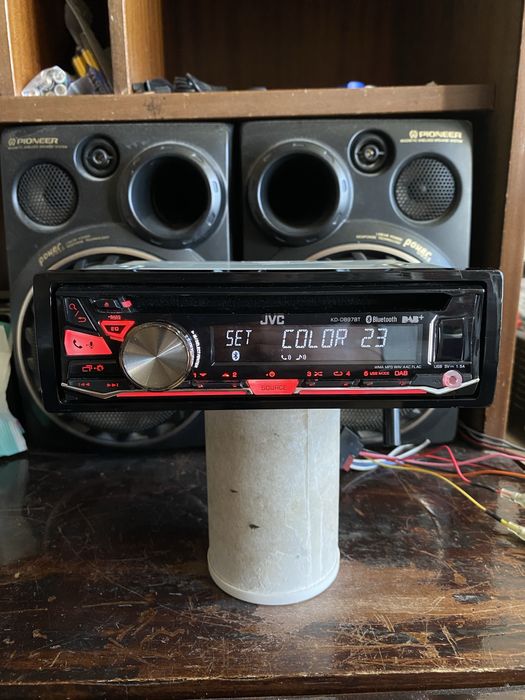 JVC KD-DB97BT- НАЙ ВИСОК КЛАС - 4V!!-USB Bluetooth CD авто радио за кола сд
