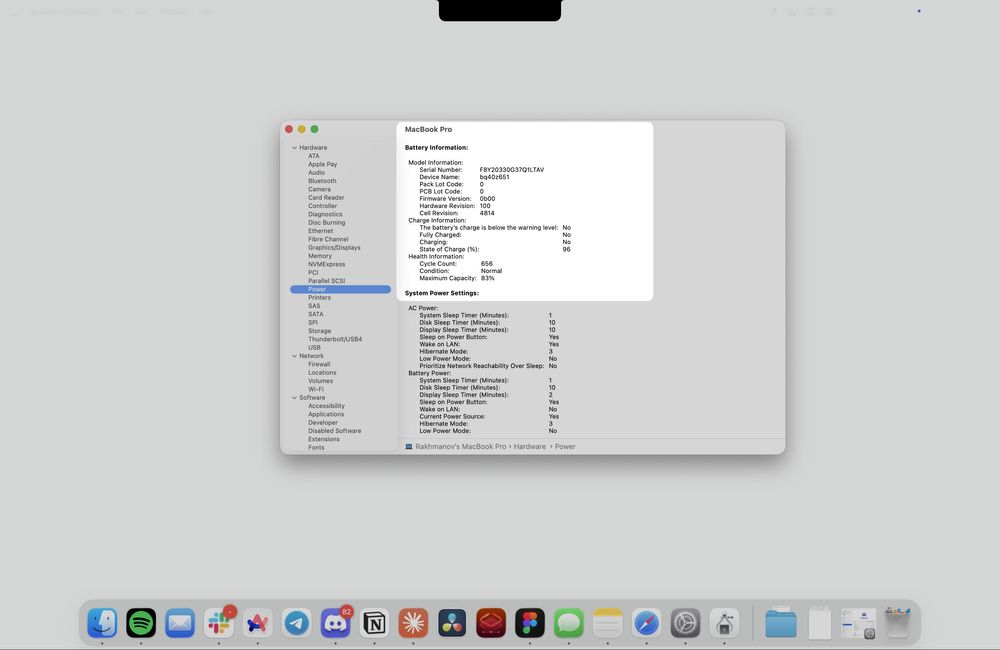 MacBook Pro M1 Pro 2021 | 14 Inch | 16/512GB | 83%