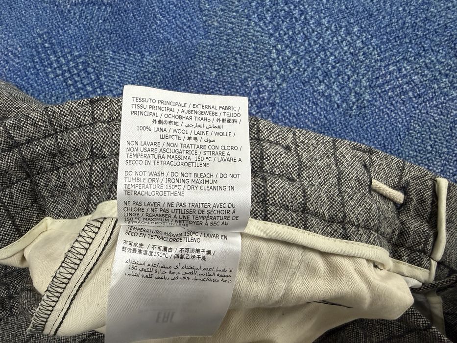 100% вълна Boggi Milano Wool Pinstripe Pant ОРИГИНАЛНИ мъжки панталони - L