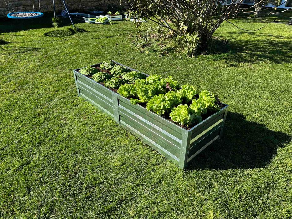 Градинска леха Primaterra сив/кафяв/ зелен цвят