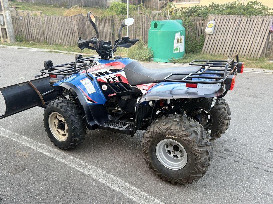 Linhai worker 300cc an 2007 tractiune 4x4 la maneta inmatriculat restaurat total
