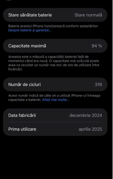 iPhone 16 Pro Max 256gb impecabil
