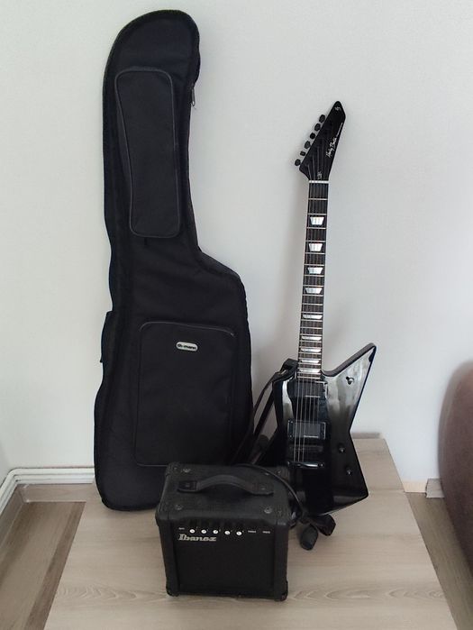 Chitara electrica Harley Benton , husa și amplificator