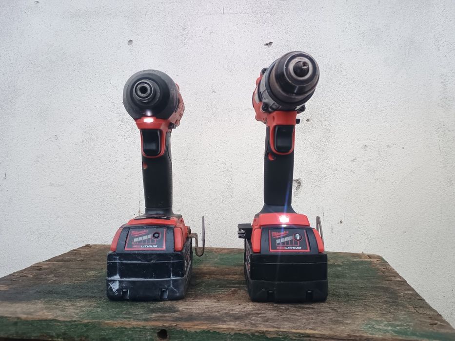 Set milwaukee fpd2+ fid 2, 2 baterii 5 amperi
