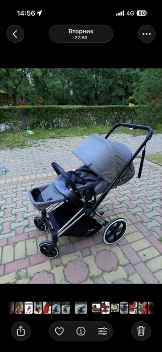 Продам коляску Cybex priam 2 в 1