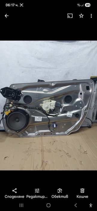 Панел стъклоповдигач ,тонколона мерцедес W212 2009г седан