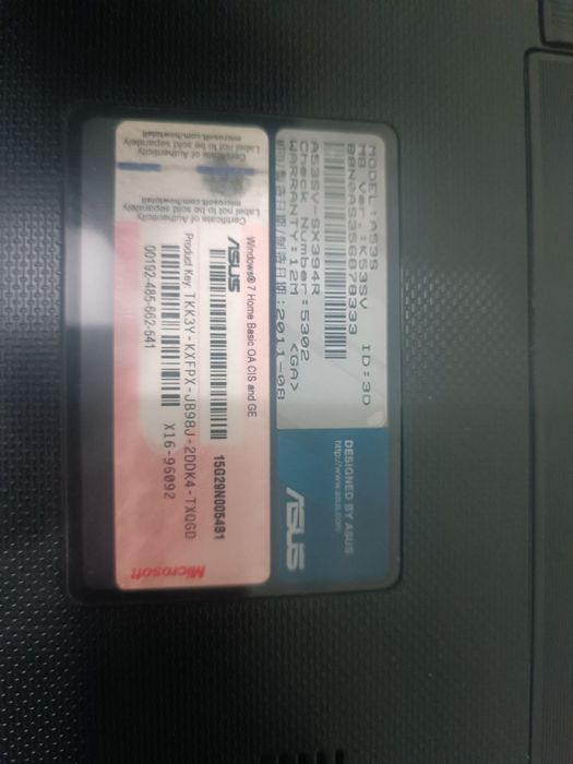 Asus Core i7 sotiladi