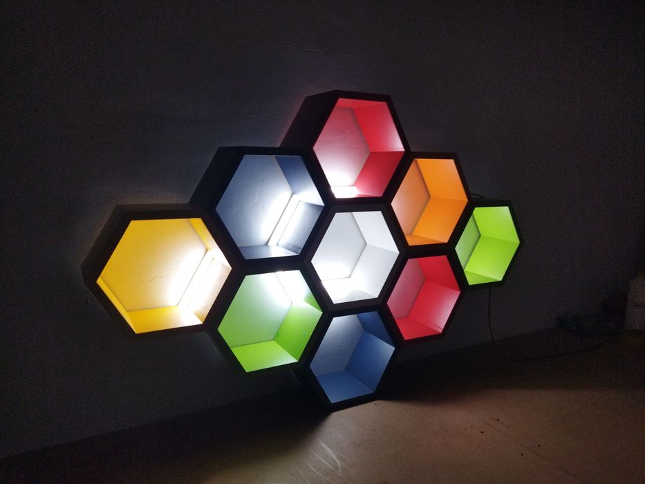 #Шестоъгълник#Етажерка "Пчелна пита" #Декорация#Полица#Етажерка#