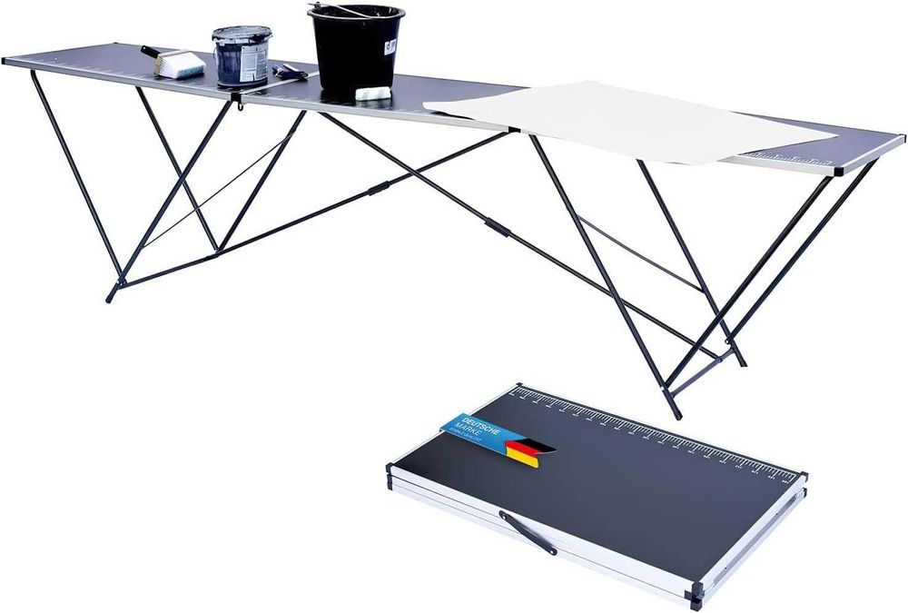 Работна маса 3м в черно - алуминиева. Има и други размери