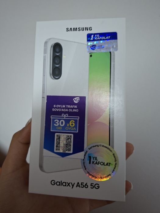 Samsung A 56, kafolati bilan 256gb