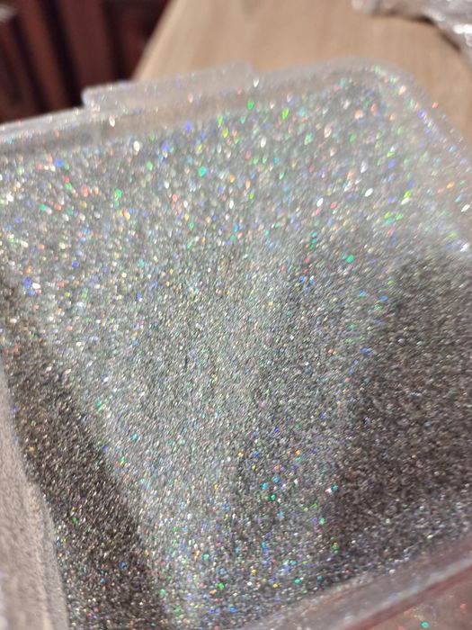 Negociabil! Fulgi metalici flakes sclipici - jante mobila pardoseala